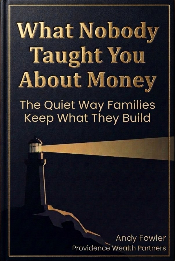Cover of What Nobody Taught You About Money by Andy Fowler